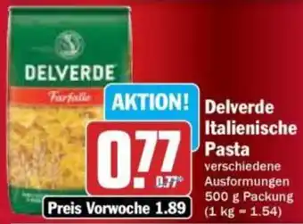 Hit Delverde Italienische Pasta Angebot