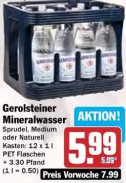 Hit Gerolsteiner Mineralwasser Angebot