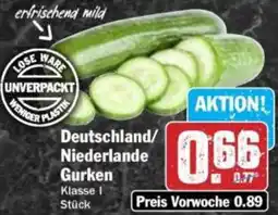Hit Deutschland/ Niederlande Gurken Angebot