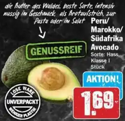 Hit Peru/ Marokko/ Südafrika Avocado Angebot