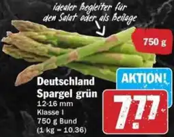 Hit Deutschland Spargel grün Angebot