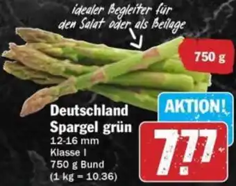 Hit Deutschland Spargel grün Angebot