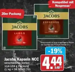 Hit Jacobs Kapseln NCC Angebot