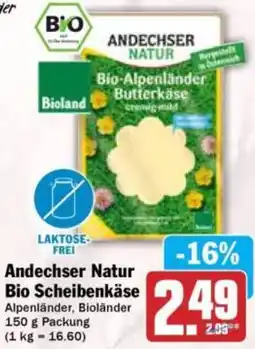 Hit Andechser Natur Bio Scheibenkäse Angebot