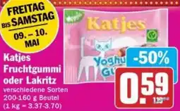 Hit Katjes Fruchtgummi oder Lakritz Angebot