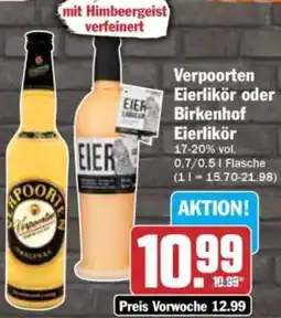 Hit Verpoorten Eierlikör oder Birkenhof Eierlikör Angebot