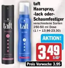 Hit taft Haarspray, -lack oder- Schaumfestiger Angebot