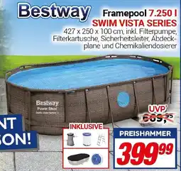 CENTERSHOP Bestway Framepool 7.250 l SWIM VISTA SERIES Angebot