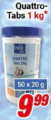 CENTERSHOP Well san Quattro Tabs Angebot