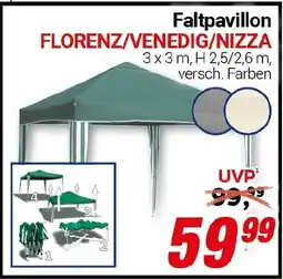 CENTERSHOP Faltpavillon FLORENZ/VENEDIG/NIZZA Angebot