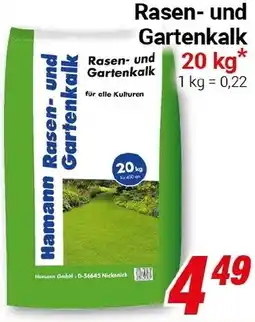 CENTERSHOP Rasen- und Gartenkalk Angebot