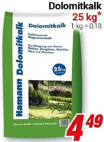 CENTERSHOP Dolomitkalk Angebot