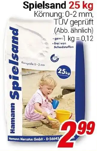 CENTERSHOP Spielsand Angebot