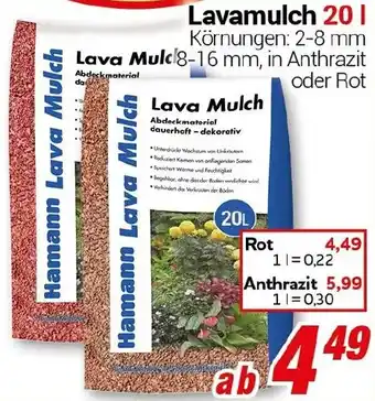 CENTERSHOP Lavamulch Angebot