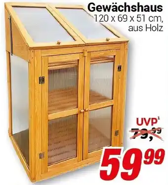 CENTERSHOP Gewächshaus Angebot
