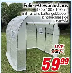 CENTERSHOP Folien-Gewächshaus Angebot