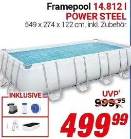 CENTERSHOP Framepool 14.812 l POWER STEEL Angebot