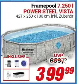CENTERSHOP Framepool 7.250 l POWER STEEL VISTA Angebot