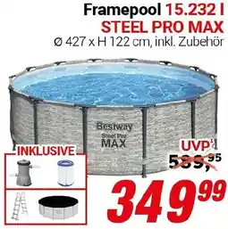 CENTERSHOP Framepool 15.232 l STEEL PRO MAX Angebot