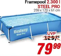 CENTERSHOP Bestway Framepool 2.300 l STEEL PRO Angebot