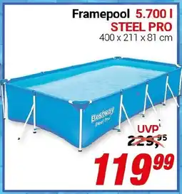 CENTERSHOP Bestway Framepool 5.700 I STEEL PRO Angebot