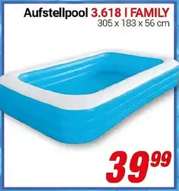 CENTERSHOP Aufstellpool 3.618 l FAMILY Angebot