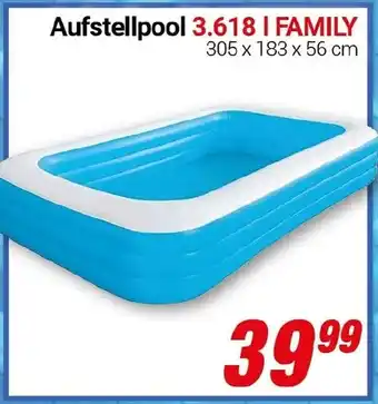 CENTERSHOP Aufstellpool 3.618 l FAMILY Angebot