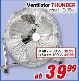 CENTERSHOP Ventilator THUNDER Angebot