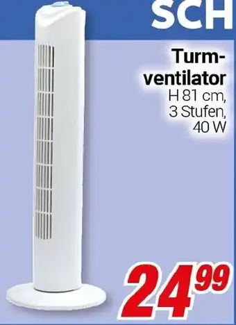 CENTERSHOP Turmventilator Angebot