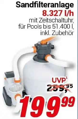 CENTERSHOP Sandfilteranlage 8.327 l/h Angebot