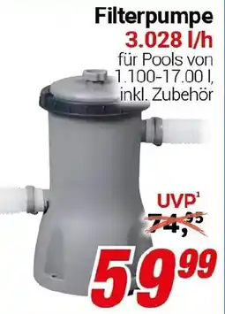 CENTERSHOP Filterpumpe 3.028 l/h Angebot