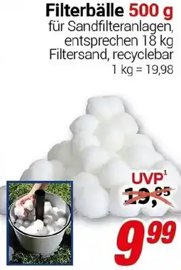 CENTERSHOP Filterbälle Angebot