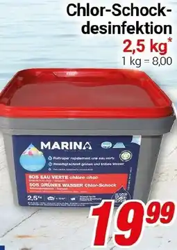 CENTERSHOP MARINA Chlor-Schockdesinfektion Angebot