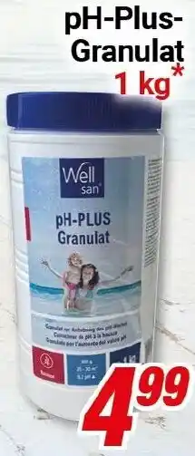 CENTERSHOP Well san pH-Plus Granulat Angebot