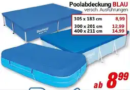 CENTERSHOP Bestway Poolabdeckung BLAU Angebot