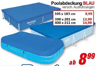CENTERSHOP Bestway Poolabdeckung BLAU Angebot