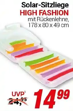 CENTERSHOP Solar-Sitzliege HIGH FASHION Angebot