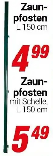 CENTERSHOP Zaunpfosten Angebot