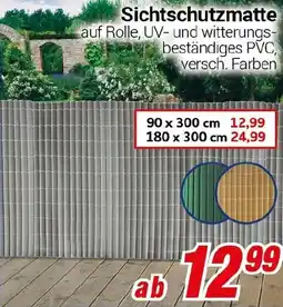 CENTERSHOP Sichtschutzmatte Angebot