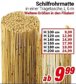 CENTERSHOP Schilfrohrmatte Angebot