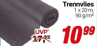 CENTERSHOP Trennvlies Angebot