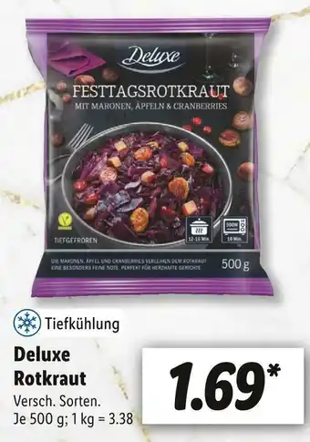 Lidl Deluxe rotkraut Angebot