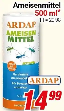 CENTERSHOP ARDAP Ameisenmittel Angebot