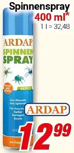 CENTERSHOP ARDAP Spinnenspray Angebot