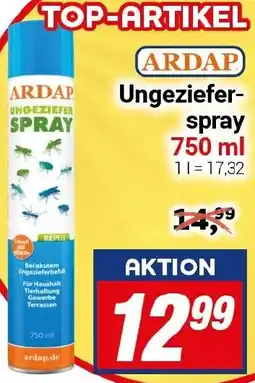 CENTERSHOP ARDAP Ungezieferspray Angebot
