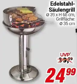 CENTERSHOP Edelstahl Säulengrill Angebot