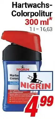 CENTERSHOP NIGRIN Hartwachs Colorpolitur Angebot