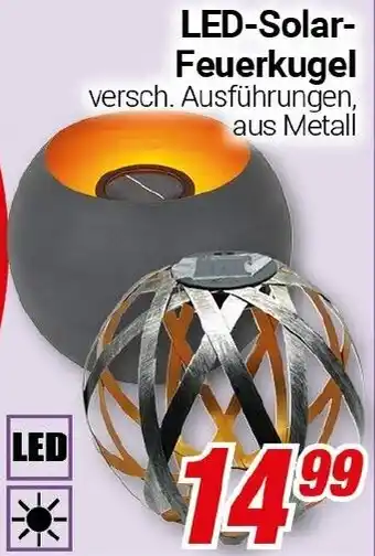 CENTERSHOP LED-Solar Feuerkugel Angebot