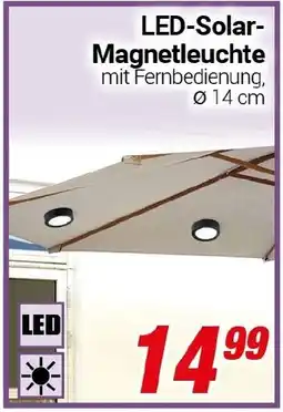 CENTERSHOP LED-Solar Magnetleuchte Angebot