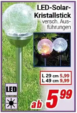 CENTERSHOP LED-Solar Kristallstick Angebot